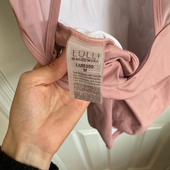pink dance leotard - Picture 3 of 5